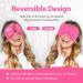 NEWGO Cooling Eye Mask for Puffy Eyes - Hot Cold Therapy Gel Mask for Migraine, Dark Circles, Dry Eyes - Reusable & Rose Red - Buy Online on GoSupps.com