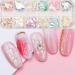 12 Colors Irregular Seashell Slices 3D Nail Art Supplies | Abalone Shell Design Nail Sequins | Mermaid Decorations - Buy Online on GoSupps.com
