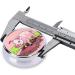 Pink Piglet Round Pill Box | 3 Compartment Portable Travel Organizer | Ideal for International Shipping - Buy Online on GoSupps.com