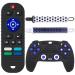 Rquite 2 Pack Baby Teething Toys - Silicone Remote Control Game Controller Teether Set for Babies 3-18 Months - Toddler Sensory Toy Gift - Black - Buy Online on GoSupps.com