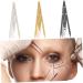 NOLITOY Eyebrow Scale Lady Tools Make up Kit Gauge Ruler Eyebrow Measurement Tool Miss Mini Supplies 1 count (Pack of 1) Golden - Buy Online on GoSupps.com