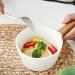 French Onion Soup Bowl with Wooden Handle 5-inch Fruit Salad Dessert Bowl Breakfast Congee Bowl Apartment Kitchen Tableware Steamed Egg Bowl - 450ML D - Buy Online on GoSupps.com
