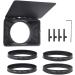 Runshuangyu Mini Lightweight Matte Box with Top Flag for DSLR Mirrorless Camera | Clamp-On, 4x4 4x5.65 Filter Compatible (Basic Version) - Buy Online on GoSupps.com