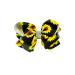 Sunflower Big Bow Clips Sunflower Jumbo Bow Girls Hair Clips Sunflower Hair Bow Pin BBG56 (Black Bow)