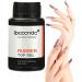 Rubber Top Coat Gel | No Wipe Gel Top Coat 30ml Builder Base in a Bottle Gel Nail Polish Long Lasting Gel Base Ultra Matte Finish UV LED Gel for Home Salon DIY Sesoanger Bottom glue  - Buy Online on GoSupps.com