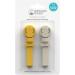 Matchstick Monkey Ludo Lion Teether & Gel Applicator Bundle with 2 Teether Clips - BPA Free, Antimicrobial Silicone - Easy Grip for 3+ Months - Buy Online on GoSupps.com