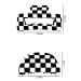 Furitou 2 Pack Checkered Hair Claw Clips - Black and White Large Barrettes for Strong Hold - Women's Hair Accessories - Buy Online on GoSupps.com