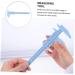 NOLITOY Multitools 2pcs Eyebrow Ruler Positioning Ruler Reusable Stencils Vernier Caliper Calipers Miss Accessories - Buy Online on GoSupps.com