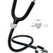 HEYGOO 2 Pack Spark Bling Love Heart Stethoscope Charms - Custom RN Nurse Stethoscope ID Name Tag Charm - Fits Littman and More (Silvery) - Buy Online on GoSupps.com