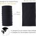 AUGCOMRE LOOP SELECTION Black Multifunction Windproof Scarf | Thermal Fleece Neck Warmer for Winter Sports Cycling & Skiing - Buy Online on GoSupps.com