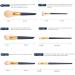 12-Piece Makeup Brush Set with Blush Concealer Eyeliner & Makeup Bag - International Shipping Available - Buy Online on GoSupps.com