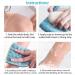 Chifans Loofah Sponge Back Scrubber & Bath Set - Natural Shower Brush for Body Peeling & Improved Blood Circulation - Blue - Buy Online on GoSupps.com