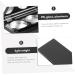 POPETPOP Palette de Maquillage Vide Rectangulaire Noire Matte 3 Godets Aluminium avec Miroir pour Fard Paupi res Blush et Correcteur Usage Mobile - Buy Online on GoSupps.com