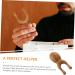 Plafope Green Sandalwood Comb | Portable Hair & Head Massage Device | Relaxing Massage Accessories - Buy Online on GoSupps.com