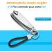 Nail Clipper Set - Premium Stainless Steel Fingernail and Toenail Cutters with Nail File - Sharp and Effortless Clippers for Men & Women - Silver - Buy Online on GoSupps.com