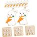 TEHAUX 50 Pcs Rabbit Bunny Charm Bracelet Amulet Charms Bracelet Pendant Bunny Craft Charms Necklace for Teen Girls Bunny Charms for Jewelry Making Alloy Food Teaching Aids - Buy Online on GoSupps.com