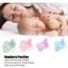 Tnfeeon Newborn Pacifier Set - 4PCS Soft Silicone Binkies for 0-3 Months - Flexible & Lightweight - Buy Online on GoSupps.com