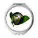 Mirror dreaming earth botanicals mouse away Earth Globe Birth New Arise Environment makeup mirrors pocket mirror portable mirror