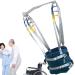 Patient Hoist Lift Toileting Sling Premium Padded Sling Standing Walking Aids Strap Belt for Nursing Elderly Disabled Full Body Lifter Four Point Sling L