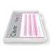 Buy V-Shape Fishtail C-Curl Colored Tufted Artificial Eyelashes | Kardashian Effect | 10 Lashes per Tuft | 10-14mm Lengths | Pink Color Edition - International Shipping - Buy Online on GoSupps.com