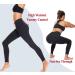High Waisted Black Seamless Workout Leggings for Women - Tummy Control Yoga Pants (Red, L-XL) - Buy Online on GoSupps.com