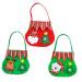 Gogogmee 3pcs Christmas Bag Candy Bags Christmas Bags for Kids Christmas Candy Pouch Party Supplies