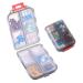 Zuihug 1Pack Travel Pill Organizer - 10 Compartments Pill Case Compact and Portable Pill Box Perfect for On-The-Go Storage Pill Holder for Purse Gray 1pack Gray