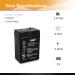 Casil 6V 4Ah Replacement Battery for UltraTech UT640 IM-640 | Fast International Shipping - Buy Online on GoSupps.com