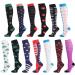 Jilibaba Compression Socks for Men & Women | Winter Knee High Sports Socks for Fitness Running & Travel - Buy Online on GoSupps.com