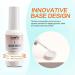 LanFo 15ml Dip Powder Liquid Set - Base, Top Coat, Activator, Brush Saver | Long-Lasting Dipping Powder System Essential Kit - No Nail Lamp Needed | Nail Art Gift - Buy Online on GoSupps.com