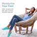 NatraCure 5-Toe Gel Lined Moisturizing Socks with Aloe & Shea Infusion - Hydrating Spa Socks for Soft, Smooth Feet - Ideal for Dry, Cracked Heels - Small - Buy Online on GoSupps.com