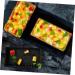 Alipis 6 Pcs Living Bottom Baking Mold Aluminum Bread Baking Pan Bread Baking Mold False Bottom Bakeware 11.5X6.2X2CMx3pcs Black 1x3pcs - Buy Online on GoSupps.com
