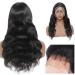 28 Inch Brazilian Body Wave Lace Front Wig - Pre Plucked 13x6x1 Frontal - 180% Density Human Hair - Natural Black - Women's Lace Front Wig - Buy Online on GoSupps.com