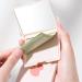 Oil Blotting Sheet Compact Portable Oil Off Paper Good Absorbing Comfortable Plant Fibre with Mirror for Home - Buy Online on GoSupps.com