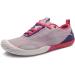 TSLA Women Trail Running Shoes light athletic zero drop barefoot shoes non -slip outdoor walking minimalist trailla shoes BK62 1Pack - Pink & Light Gray 42.5 EU