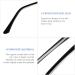 Balun Universal Spare Bars for Sunglasses - Metal Brackets Leg Compensation Brackets & Accessories - High-Quality Glasses Parts (1.2mm Tooth Thickness) - Buy Online on GoSupps.com