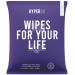 HyperGo Full-Body Rinse-Free Hypoallergenic Biodegradable Bathing Wipes All Natural Refreshing Anytime Anywhere Post Workout Camping Travel Daily Life 12 x12 X-Large (Lavender Pack of 1) Lavender 20 Count (Pack of 1)