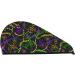 Neon Mardi Gras Microfiber Hair Towel - Soft Super Absorbent Hair Wrap for Women | Quick Dry Coral Velvet for Long Curly & Thick Hair - Buy Online on GoSupps.com