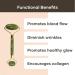 |ma.rs by GHC Jade Roller & Gua Sha Massager Combo Natural Jade Stone Improves Facial Micro Circulation Reduces Puffiness & Wrinkles. - Buy Online on GoSupps.com