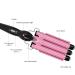 3 Barrel Curling Iron Wand Adjustable Hair Crimpers Hair Styling Tool Hair Curler Waver Crimper for Home and Salon 110V 240V (Pink 22mm) US Plug Pink 22mm - Buy Online on GoSupps.com
