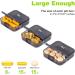 Weekly Pill Organizer - 2x Daily Travel Pill Box 7 Day Easy Fill Design Black AM/PM Case for Medication & Supplements - Buy Online on GoSupps.com