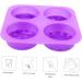 Zerodeko 6 Pcs Handmade Soap Mold Baking Muffin Mold Donut Candy Silicone Muffin Mold Baking Accessory Silicone Tools Silicone Molds Silicone DIY Mold Chocolate Silica Gel Roses Purple 3X16.6X16.6CMx6pcs - Buy Online on GoSupps.com