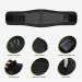 Breathable Lower Back Support Orthosis for Men & Women - Lumbar Vertebrae Decompression Belt for Pain Relief Sciatica & Scoliosis - XXL Black - Buy Online on GoSupps.com