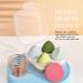 AUAUY 6 Pcs Makeup Sponges Blender Set 4 Pcs Professional Beauty Sponge Foundation Blending Blender with 1 Sponge Holder 1Powder Puff Multi-colored Makeup Sponges for Cream Liquid and Powder 4pcs-Green - Buy Online on GoSupps.com