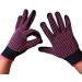 QCBO 2 Pieces Heat Resistant Gloves Silicone Non-Slip Gloves for Hair Styling Curling Iron Fit All Hand Sizes (Rose red Silicone dots) - Buy Online on GoSupps.com