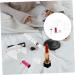 Kit de Moulage pour Rouge L vres DIY 7 Pi ces en Aluminium 4 T tes en Silicone Support 4 Cavit s et Anneau D moulant Accessoire Fabrication Cosm tique Maison - Buy Online on GoSupps.com
