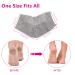 3 Pairs Moisturizing Gel Heel Socks - Open Toe Foot Repair Socks for Women with Dry Hard Cracked Feet - Buy Online on GoSupps.com