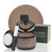 Full -look base powder - Hair powder Hair base Volume for women and men hair compression hair styling powder hairline conceal as a waterproof hair make -up - 4g (light brown)