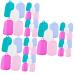 FRCOLOR 45 Pcs Toothbrush Cover Tooth Brush Cover for Travel Portable Toothbrush Head Cover Travel Supply Dustproof Toothbrush Cap Toothbrush Box Electric Food Grade Silicone