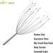 Phcomrich 20 Finger Scalp Massage Tools - Handheld Head Massager for Hair Stimulation & Stress Relief (2 Pack Silver) - Deep Relaxation International Shipping Available - Buy Online on GoSupps.com
